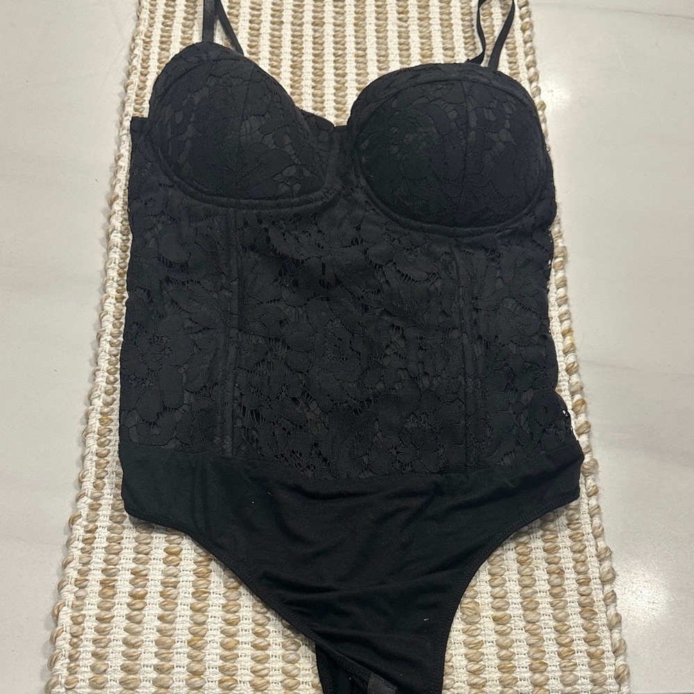 Black Lace Bodysuit